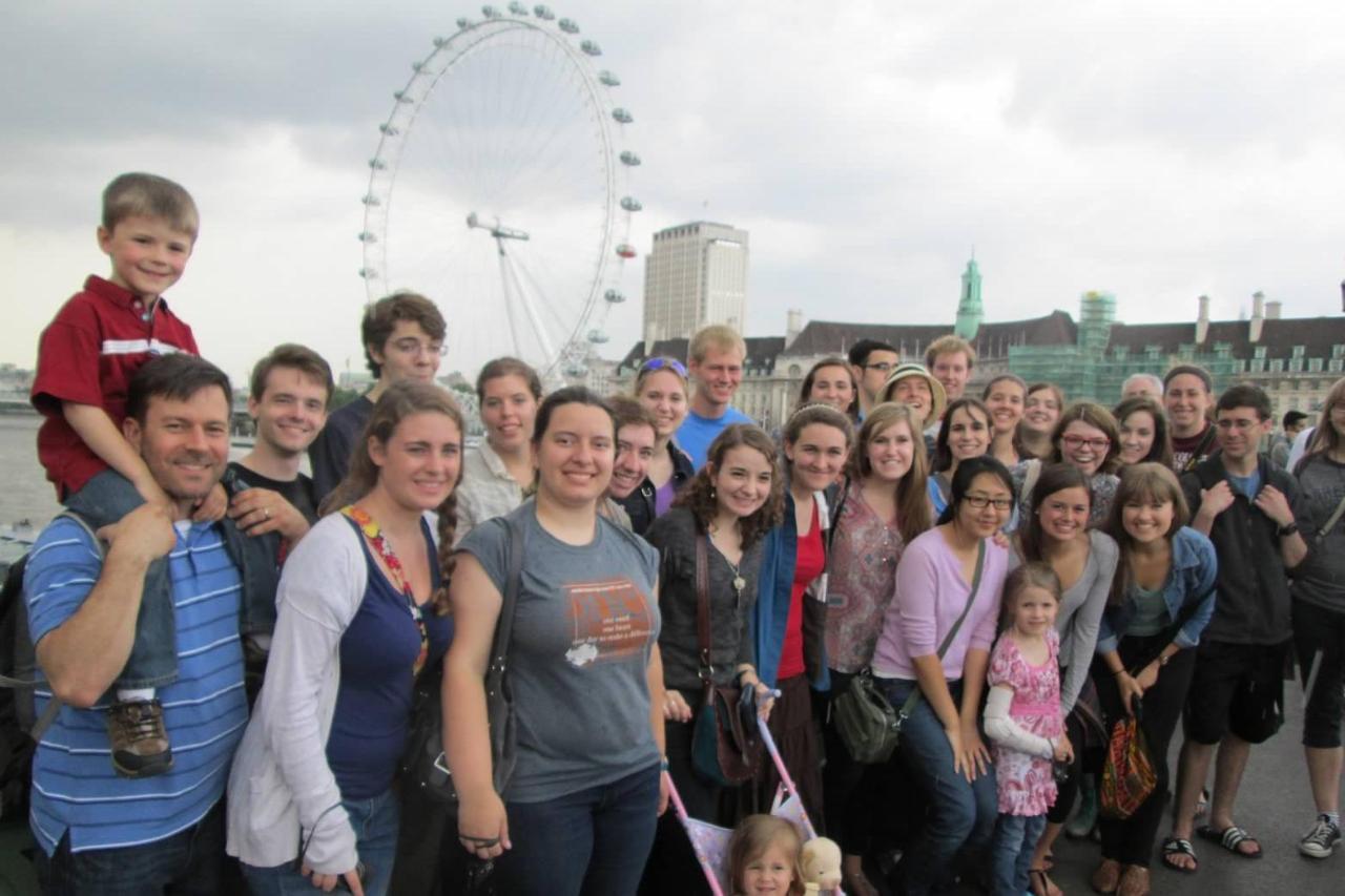 Wheaton in England Students in London