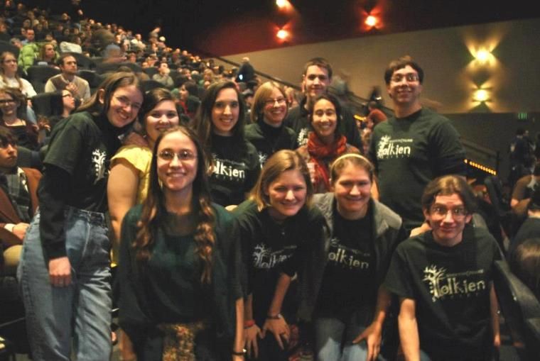 Tolkien Society at movie theater