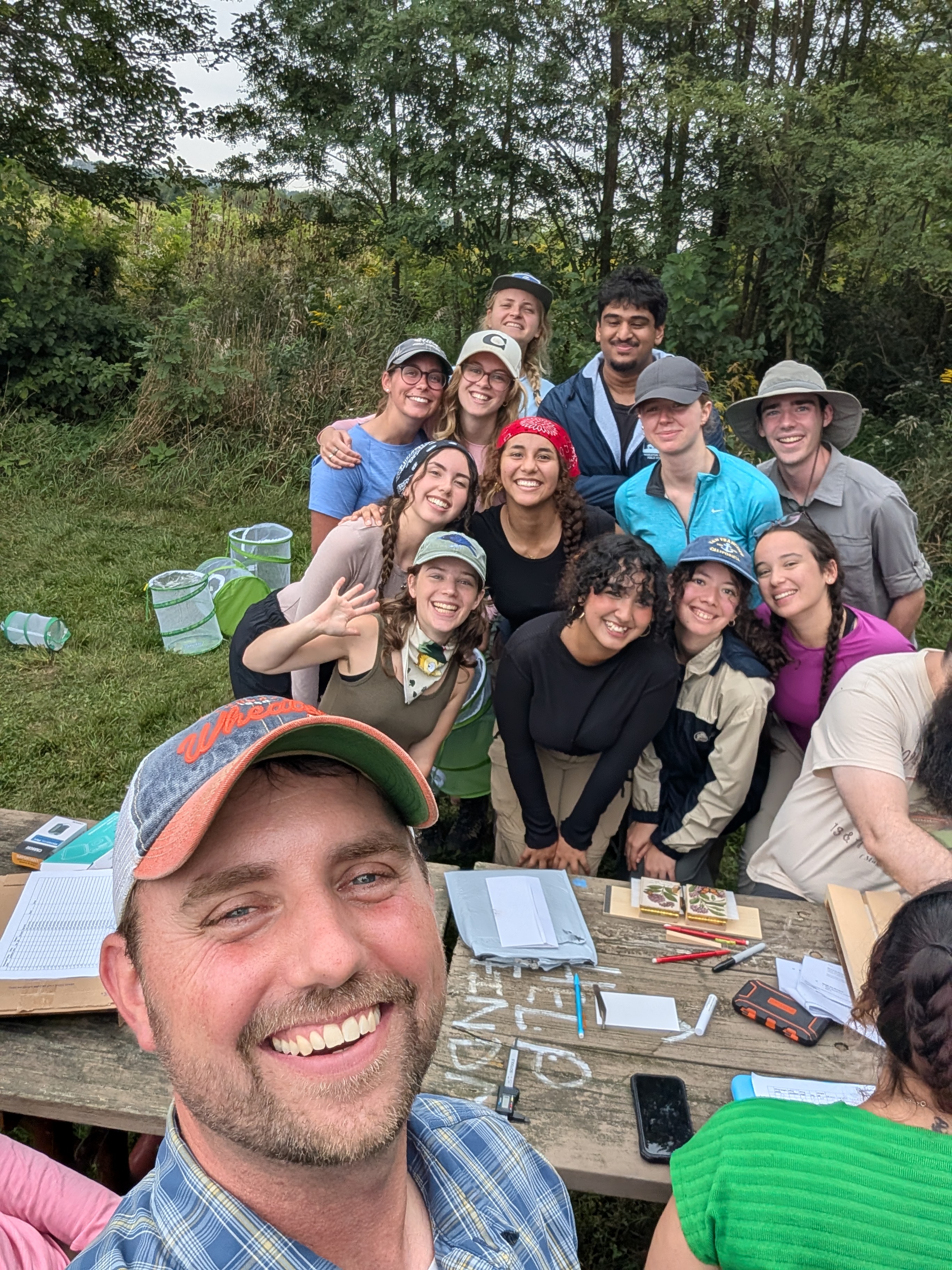 Dr. Rosenberger and students