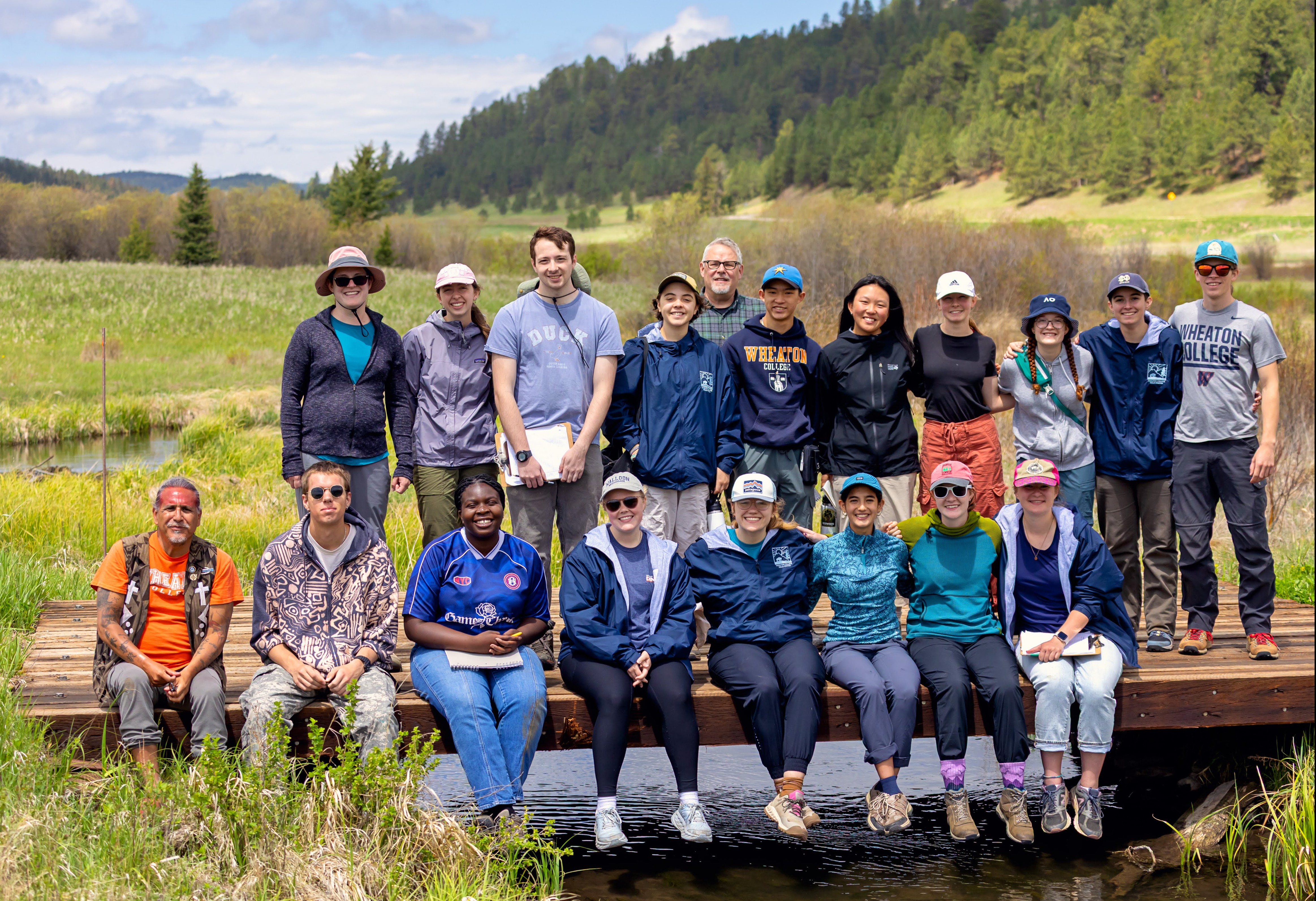 Wheaton College IL Students on Black Hills Field Trip