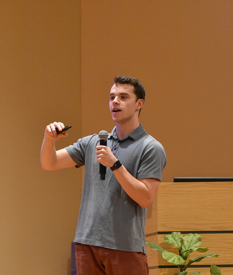 Student Presenting 