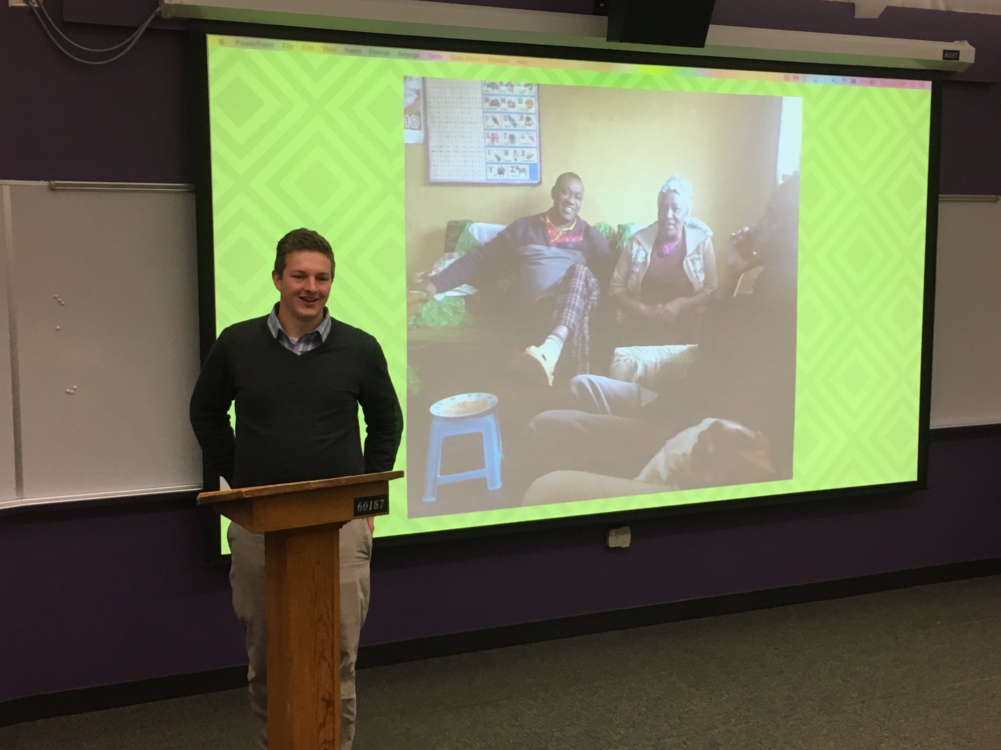 Wheaton College Sociology Student Giving Presentation