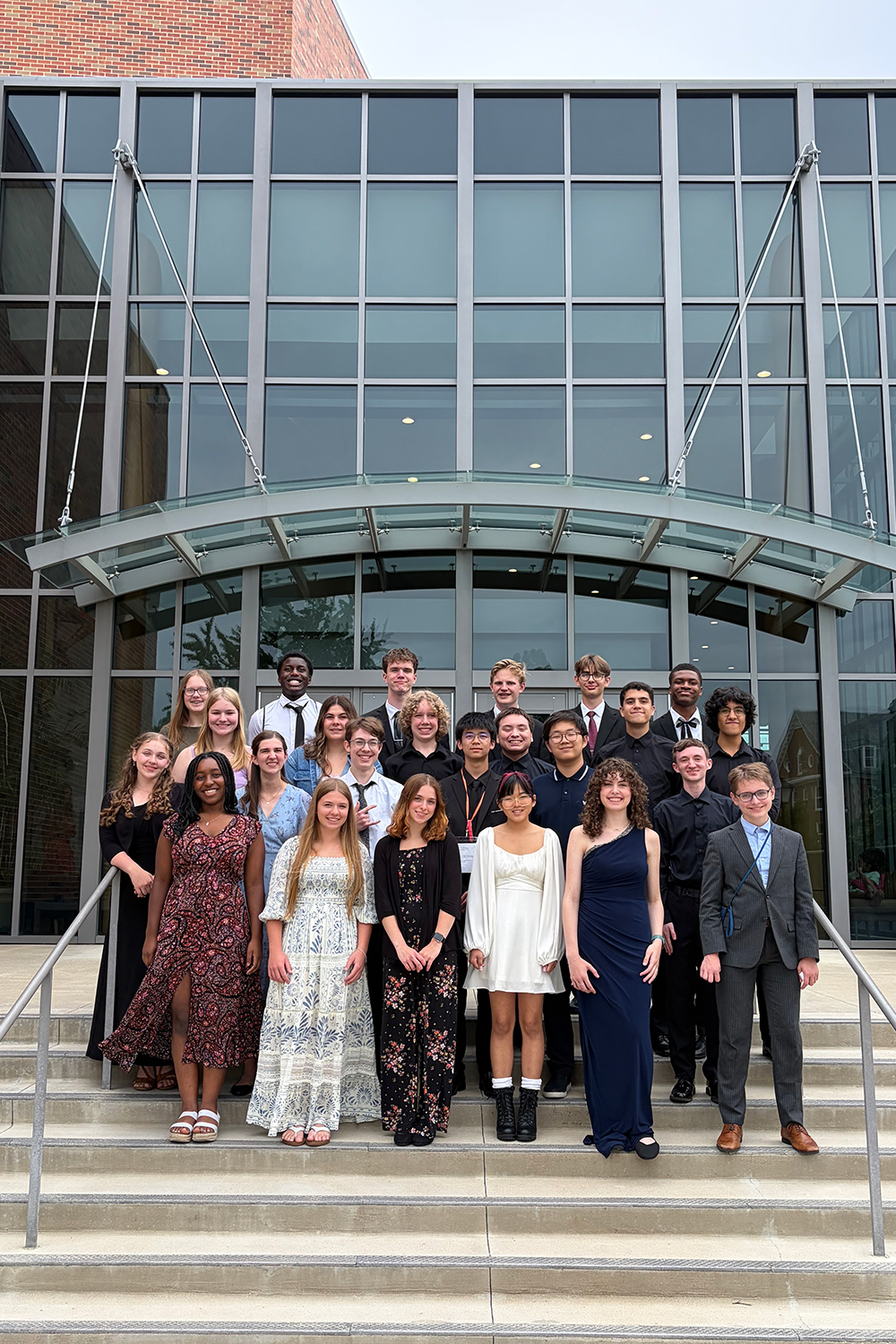 Campers-dressed-for-the-Gala-Concert-outside-Armerding-Center