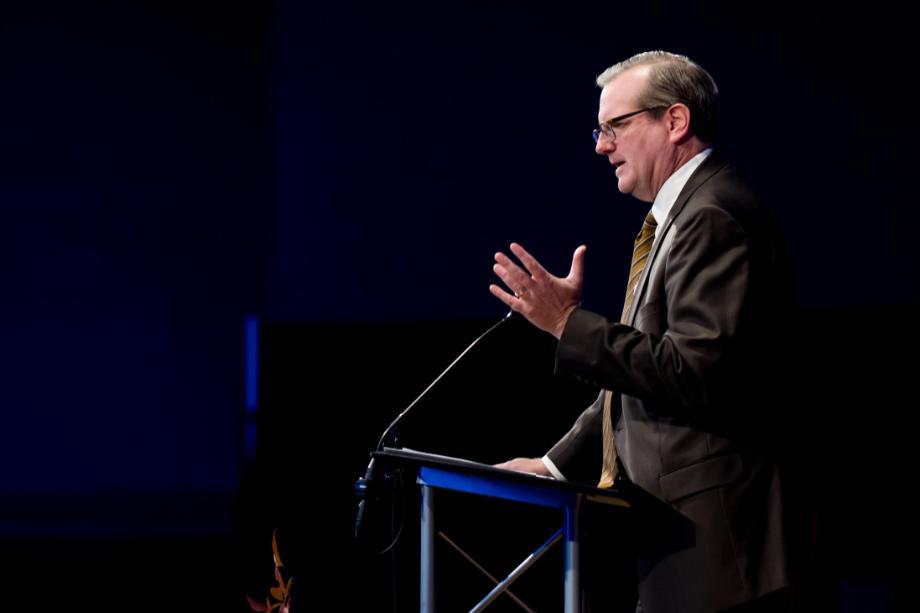 Philip Ryken Speaking at Podium