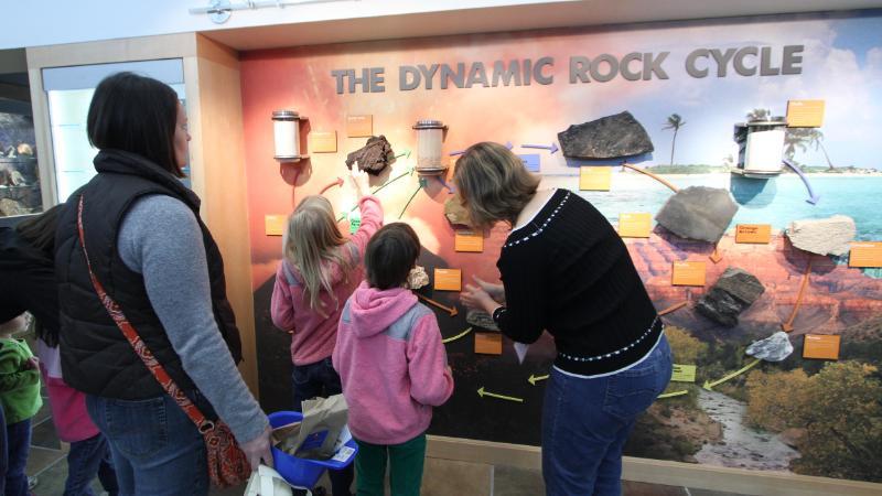 Visitors to Meyer Science Center