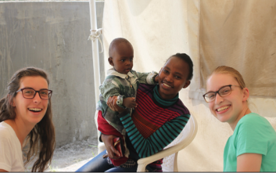 Aequitas Global Public Health Students with Mom and Baby