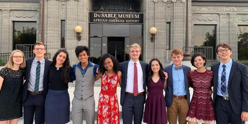 Wheaton College Students at DuSable Museum of African-American History