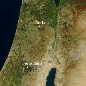 Tel Dothan Map