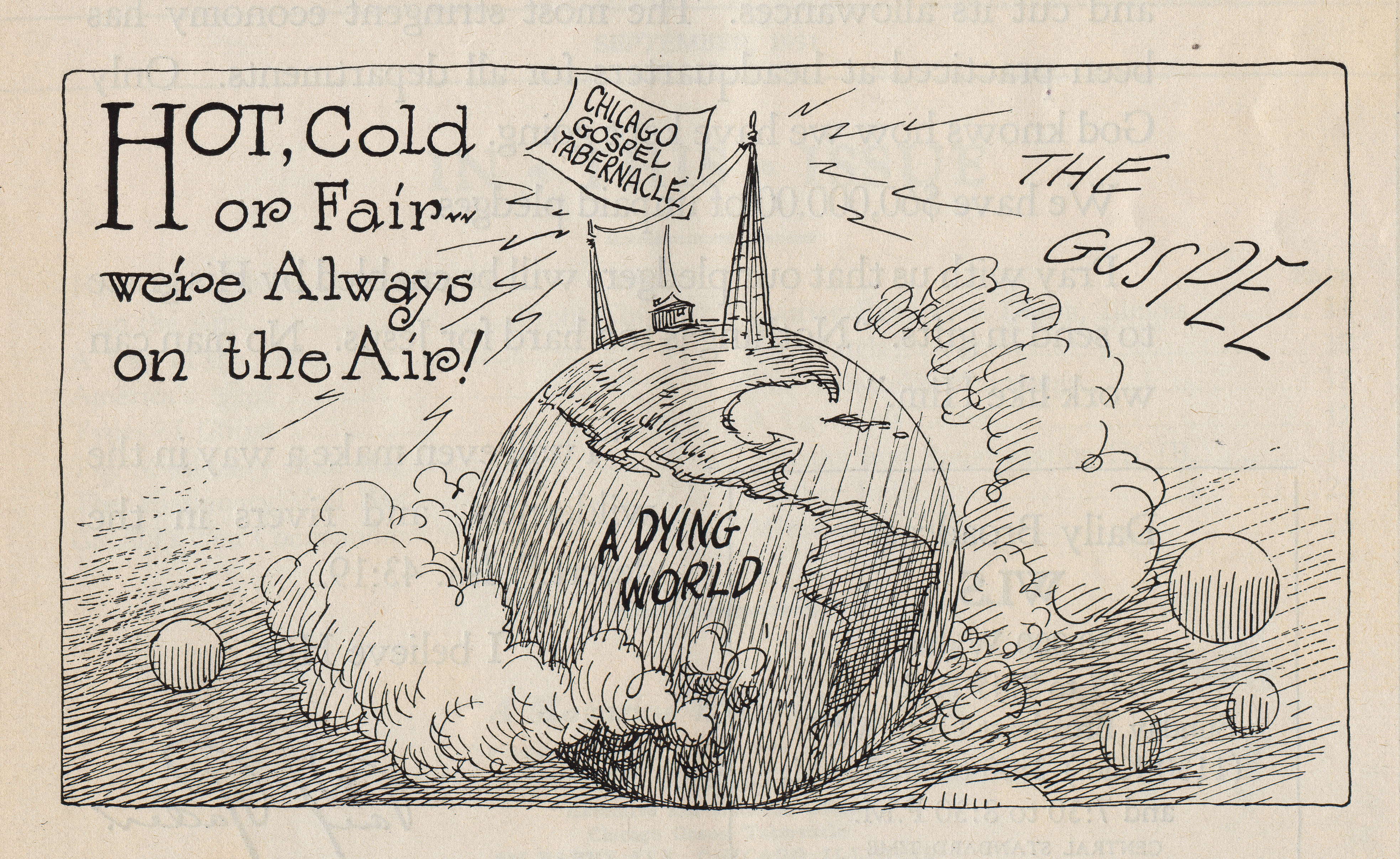 Chicago Gospel Tabernacle Advertisement