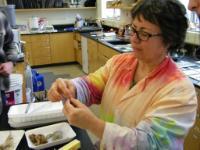 Dr. Nadine Rorem in lab