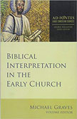Biblical Interpretation in the Early Church book cover