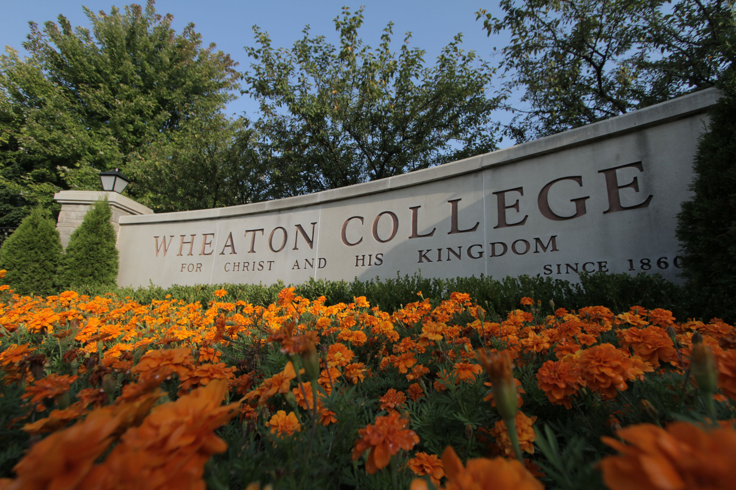 Wheaton College Sign