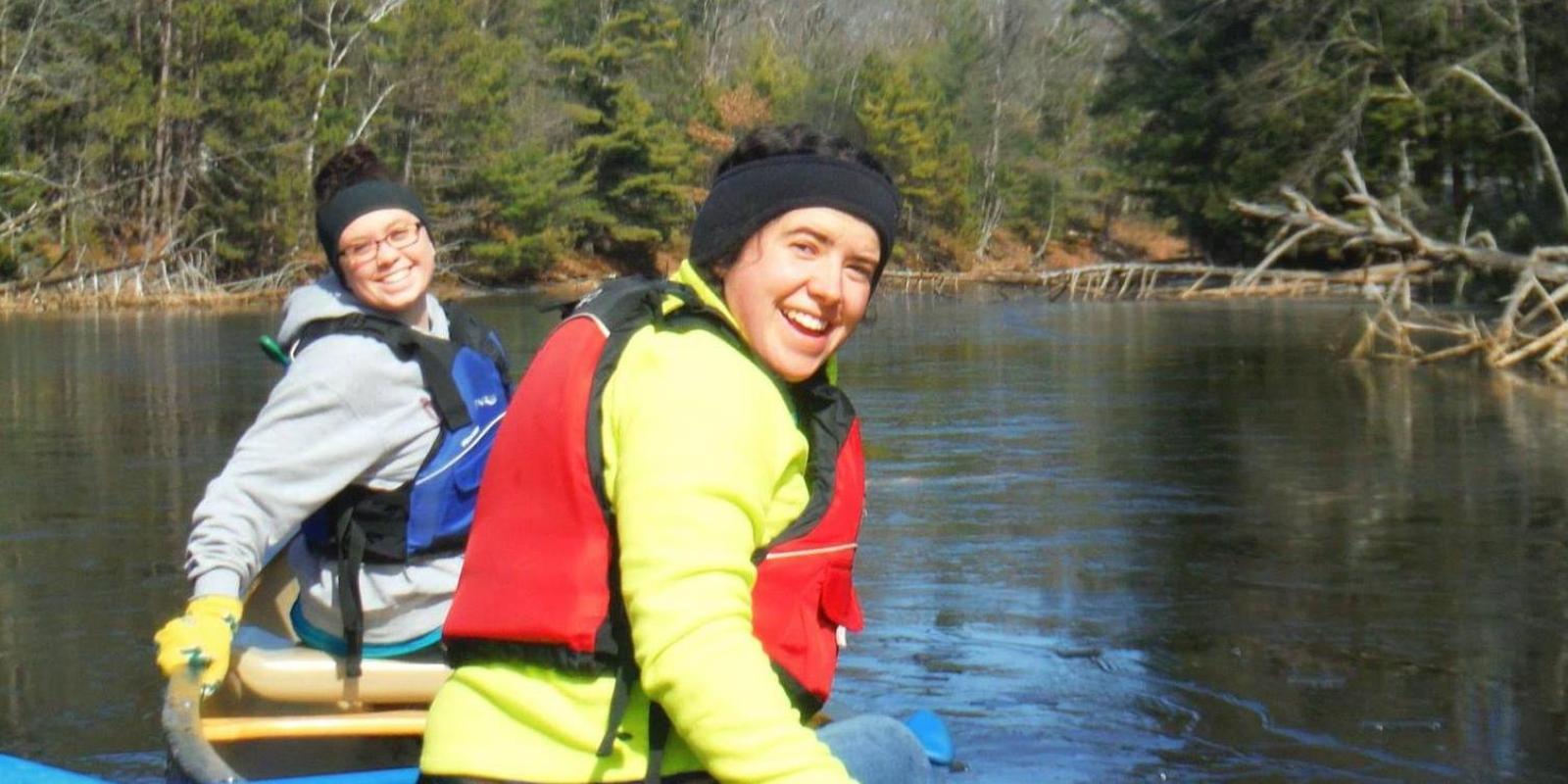 Girls in a Canoe