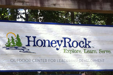 380x253 image of wooden sign at honeyrock