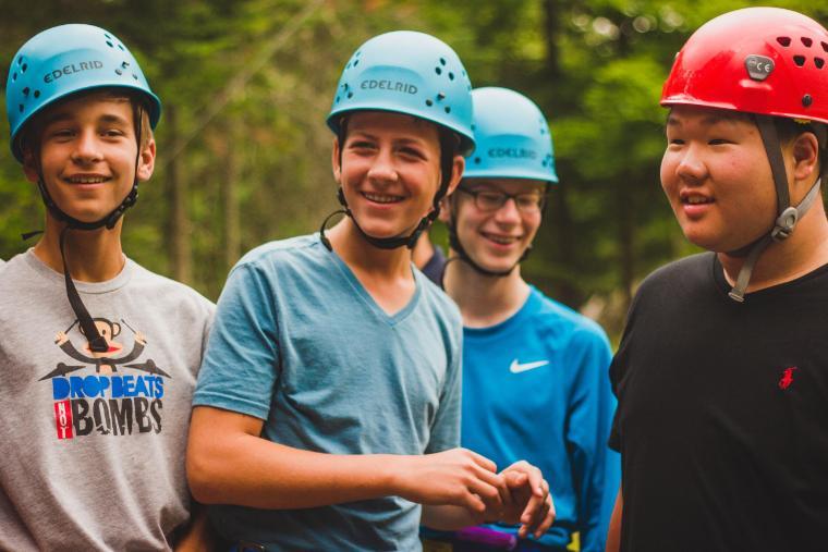 camper boys at honeyrock