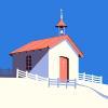 White Church vector illustration