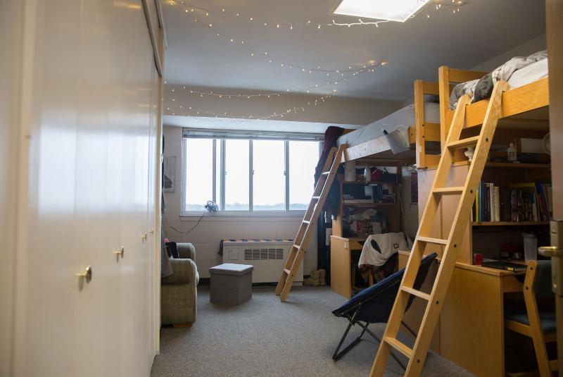 Traber Dorm Room Interior at Wheaton College