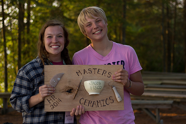 Ceramics at HoneyRock, Wheaton College's outdoor center for leadership development