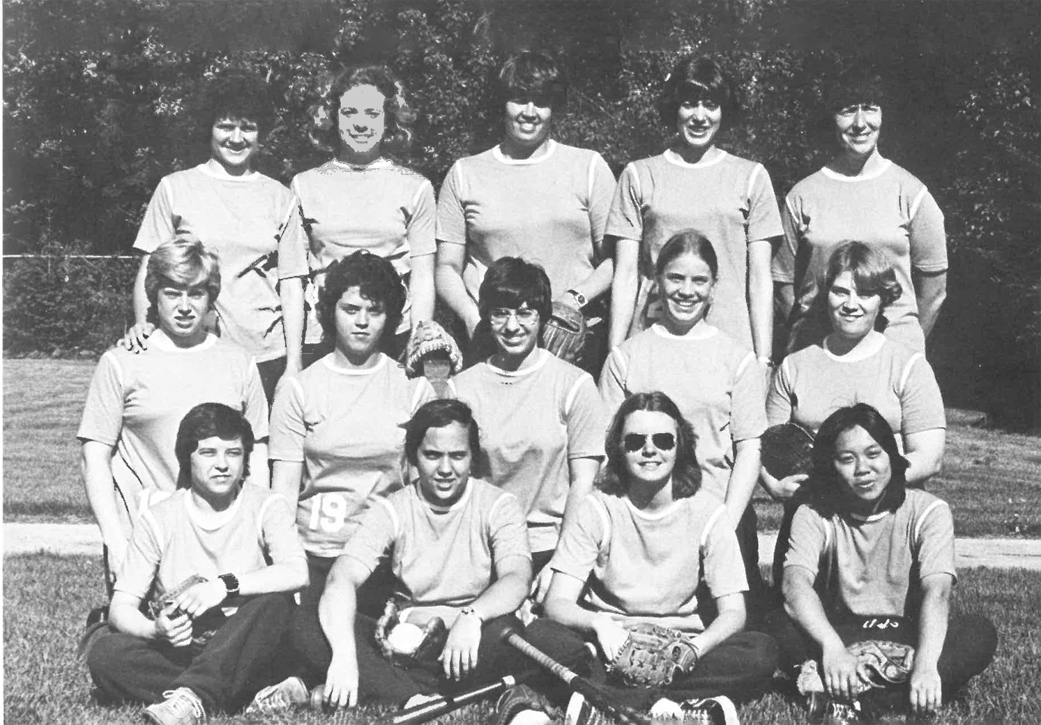 1977, Wheaton College IL women’s softball team