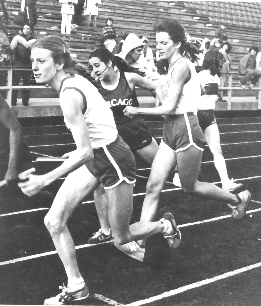 Carol Elsen ’82, 1999 Hall of Honor inductee, had a successful track and field career at Wheaton.