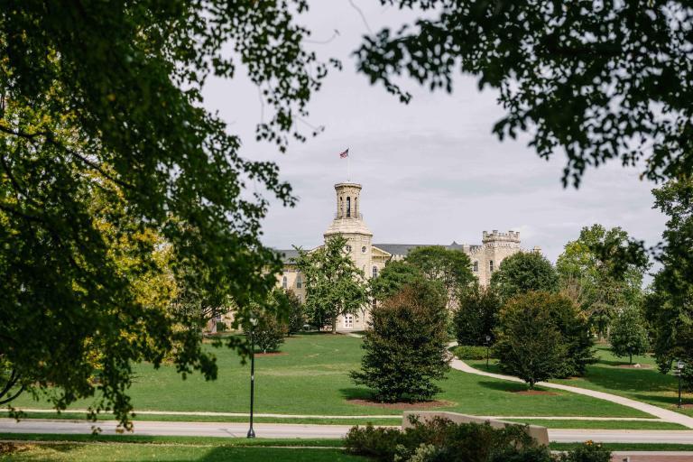 Wheaton College IL Blanchard Hall in Summer