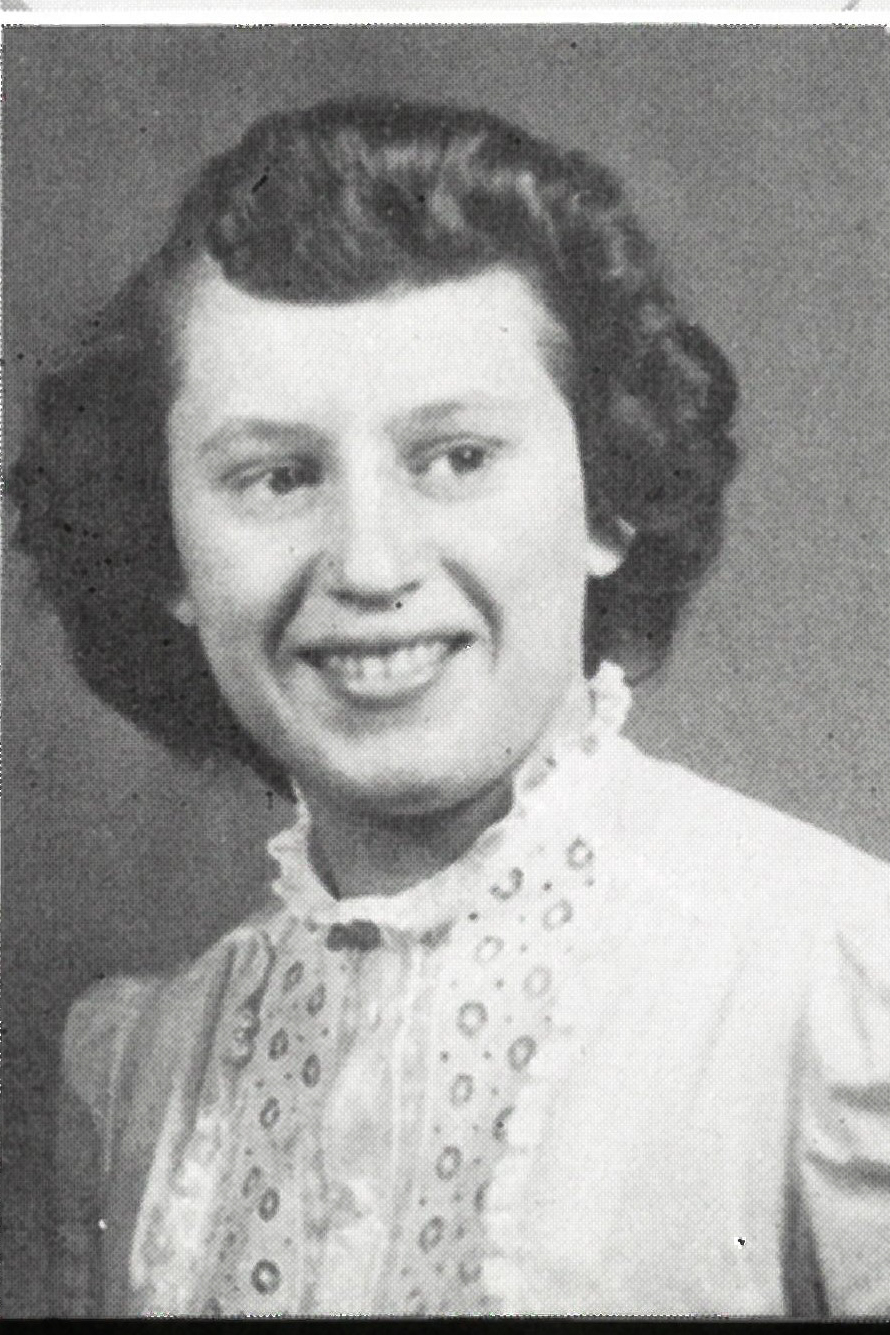 Ruth Bamford Wheaton College Tower Senior Yearbook Photo in 1950