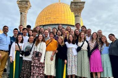 Wheaton College IL Study Abroad Holy Lands Students and Faculty