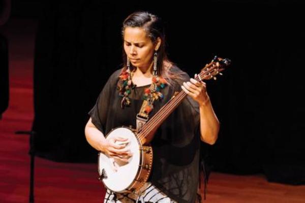Wheaton College IL Rhiannon Giddens performs Songs in Flight at the Armerding Concert Hall