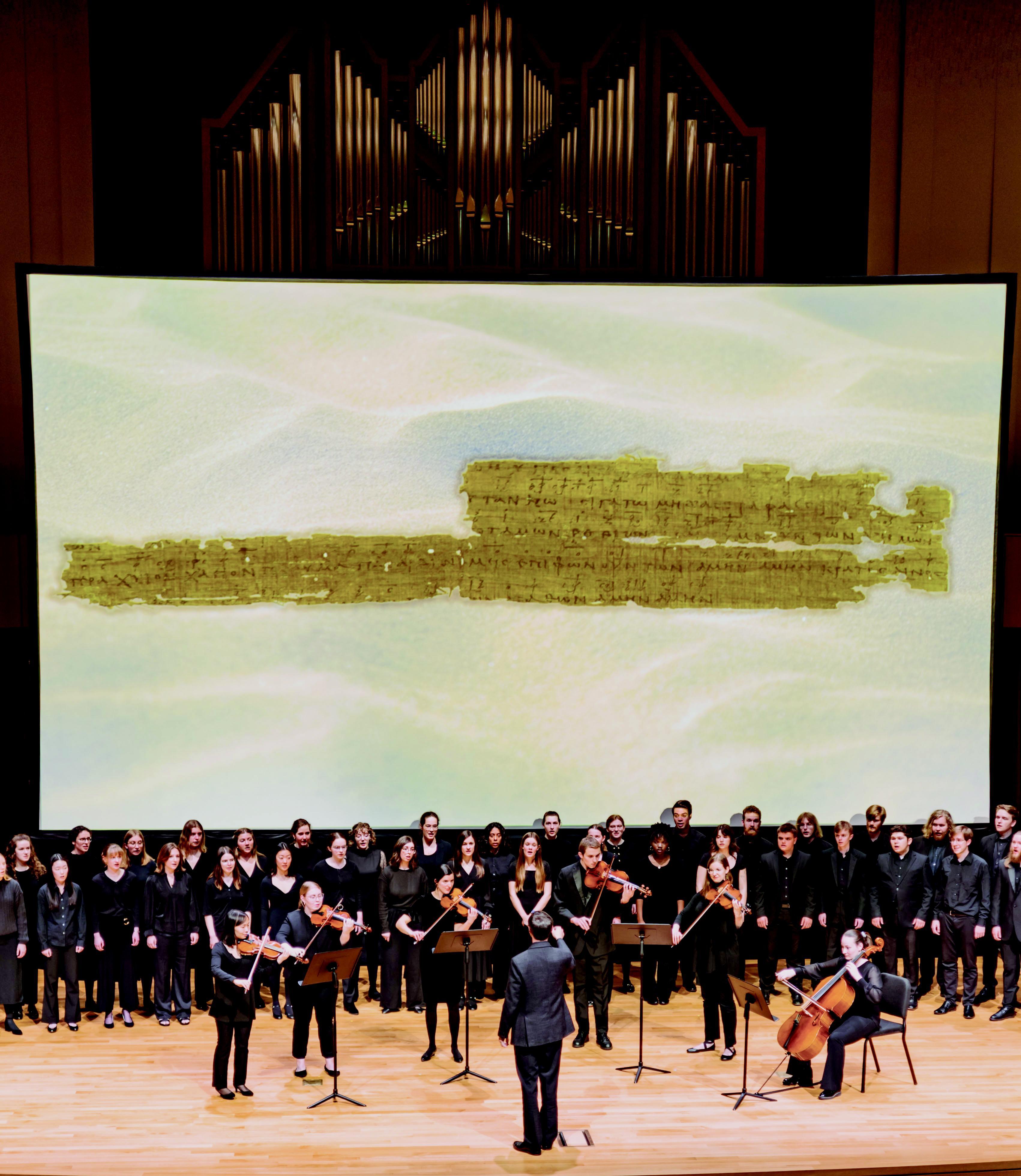 First Hymn Project Performance in Armerding Hall