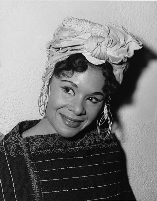 Katherine Dunham, head-and-shoulders portrait facing front