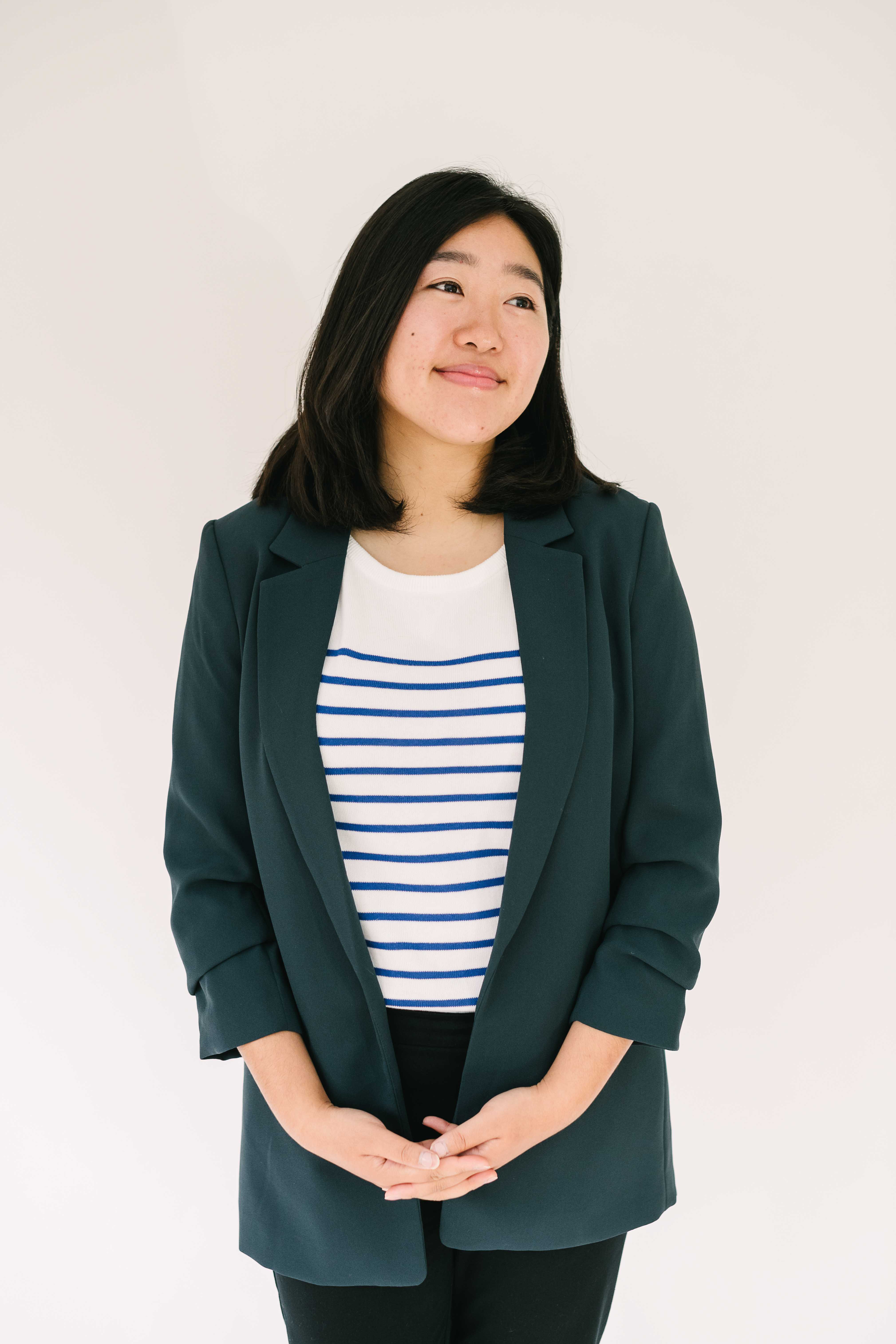 Portrait of Hannah Kim, student in the Wheaton College Graduate School MFT program