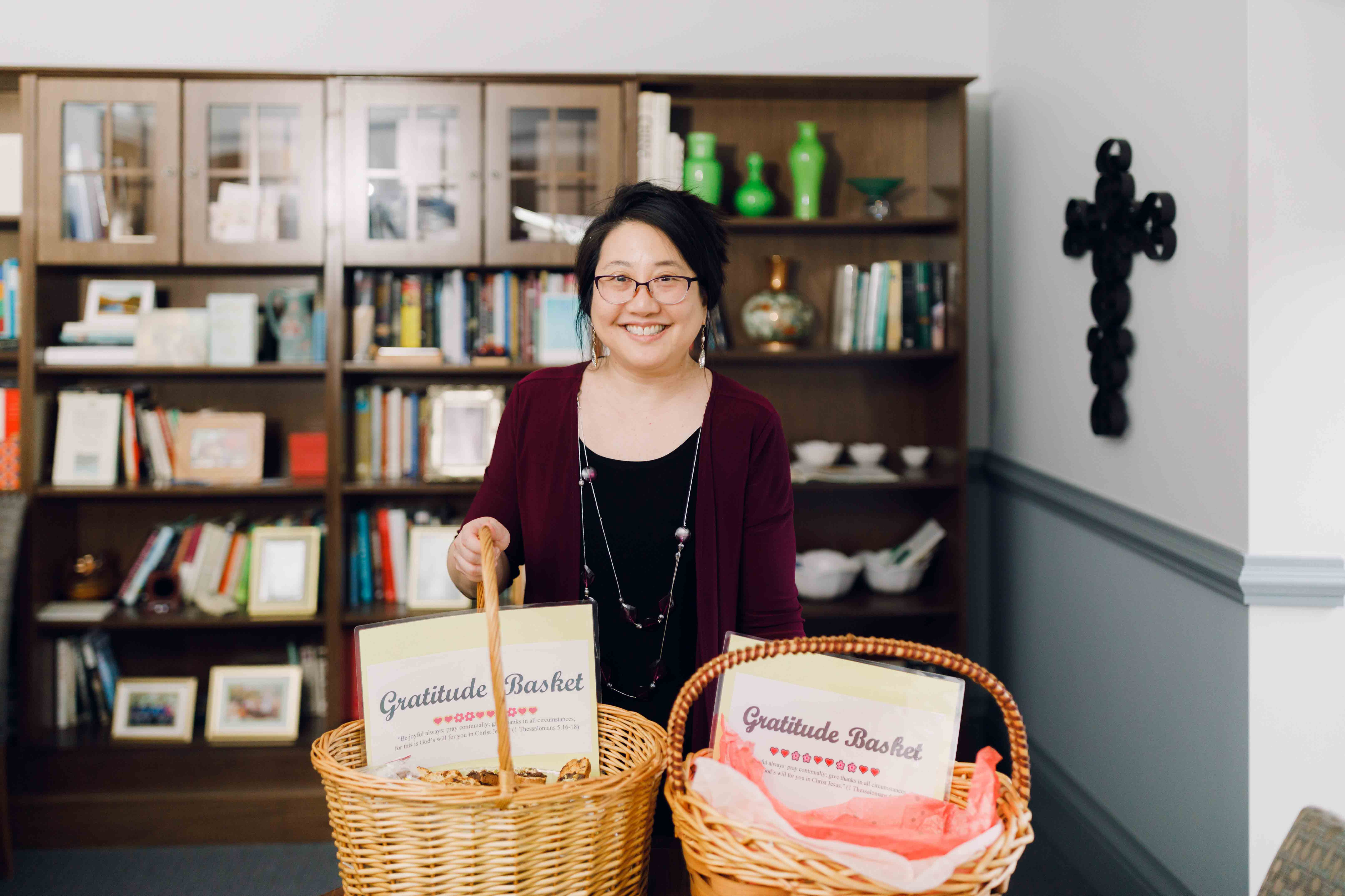 Wheaton College IL Provost Karen An-hwei Lee Gratitude Basket