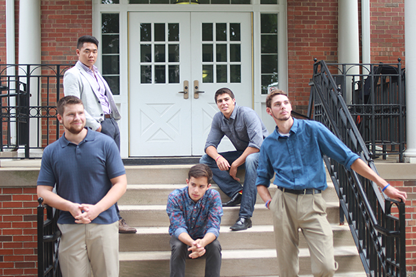 Evans Hall residence assistants guys