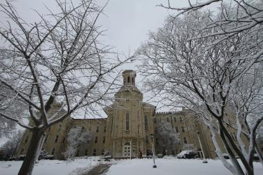 Blanchard Hall in snow 380x253