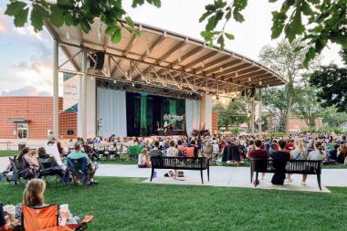 Wheaton community enjoys Shakespeare in the Park at Memorial Park Bandshell