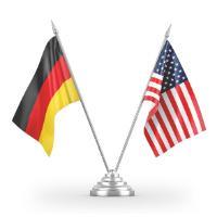 German and American Flags