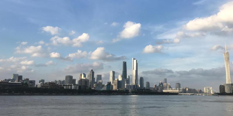 Guangzhou China Skyline