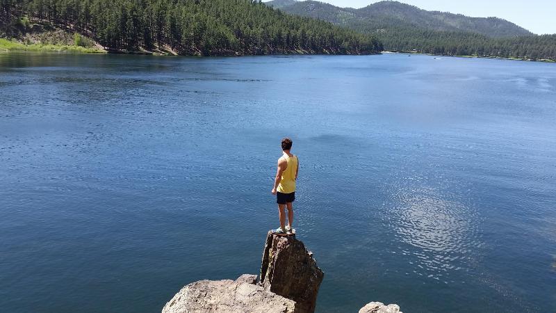 Cliff Jumping at Sheridan Lake Black Hills Science Station