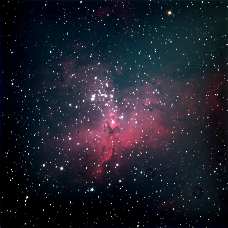Image of the Eagle Nebula taken with the Planewave