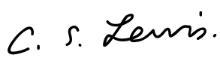Lewis signature