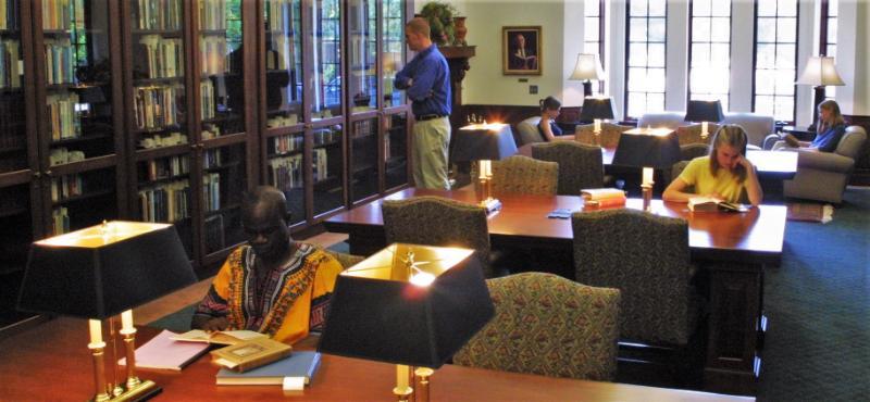Readers in the Reading Room.