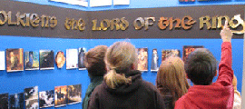 Visitors in the Wade Center