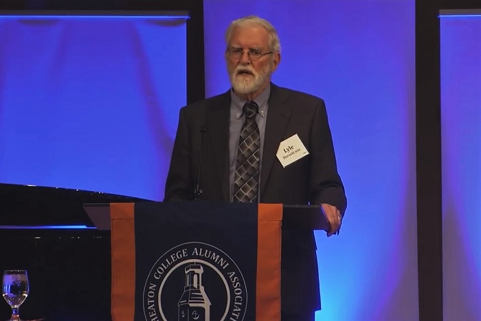 Lyle Dorsett at Marj Mead 2018 Alumna Award