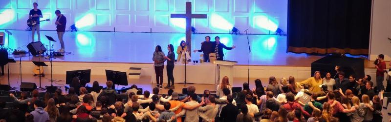 Wheaton College Student Worship - image by E Tan